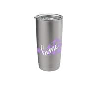 Virginia Home Checkered Outline Graphic Stainless Steel Insulated Tumbler