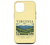 Virginia Landscape Vintage State Pride Nature Illustration Case for iPhone 12/12 Pro