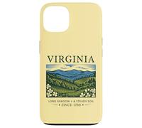 Virginia Landscape Vintage State Pride Nature Illustration Case for iPhone 13