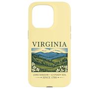 Virginia Landscape Vintage State Pride Nature Illustration Case for iPhone 15 Pro
