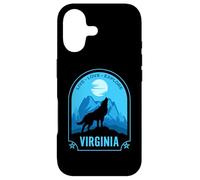 Virginia Live Love Explore Howling Wolf Design Case for iPhone 17