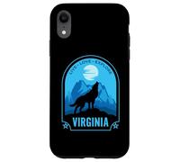 Virginia Live Love Explore Howling Wolf Design Case for iPhone XR
