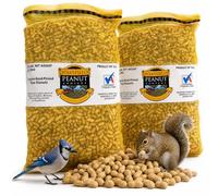 Virginia Peanuts Bulk Inshell Animal Peanuts for Squirrels, Birds, Deer, Pigs and a Wide Variety of Wildlife, 50 Lbs Total/Raw Peanuts/Bulk Nuts/Blue Jays/Cardinals/Woodpeckers/Parrots/Doves