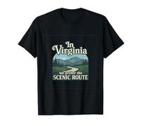 Virginia Scenic Route Blue Ridge Mountains Pride T-Shirt