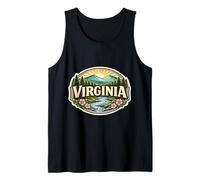 Virginia Souvenir State Visitor Memorabilia Tourist Traveler Tank Top