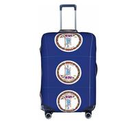 Virginia State Flag Luggage Cover Suitcase Trolley Case Protector Elastic Washable Anti Scratch Fit 18-32 Inch