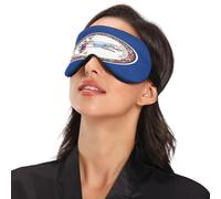 Virginia State Flag Travel Essential Sleep Mask for Side Sleeper with Elastic Adjustable Band Blackout with Adjustable Strap Sleep Mask for Side Sleeper Travel Home Nap Rest