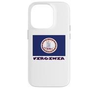 Virginia USA State Flag Souvenir Case for iPhone 14 Pro