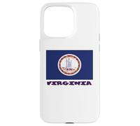 Virginia USA State Flag Souvenir Case for iPhone 15 Pro Max