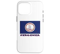 Virginia USA State Flag Souvenir Case for iPhone 16 Pro Max