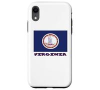 Virginia USA State Flag Souvenir Case for iPhone XR