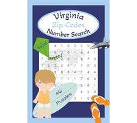 Virginia Zip-Code Number Search - 46 Puzzles: Large Print Travel Games Souvenir - Can You Find Your Virginia ZipCode?