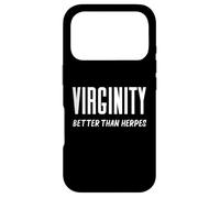 Virginity Better Than Herpes Virgins Rock Funny Abstinence Case for iPhone 17 Pro