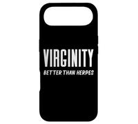 Virginity Better Than Herpes Virgins Rock Funny Abstinence Case for iPhone Air