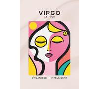 Virgo AF Coffee Table Book: The As Fuck series blends art and function. Each piece reflects the essence of its sign - simple, intentional, and made to live beautifully in your space.