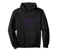 Virgo AF Zodiac Starry Celestial Astrology Lover Gift Pullover Hoodie, Adult Unisex, Black, S