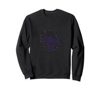 Virgo AF Zodiac Starry Celestial Astrology Lover Gift Sweatshirt, Adult Unisex, Black, XL