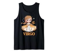 Virgo Anime Zodiac Sign Tank Top