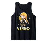 Virgo Anime Zodiac Sign Tank Top