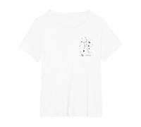 Virgo Constellation Horoscope Astrology Zodiac Sign T-Shirt, Women's Plus, White, 2X