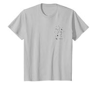 Virgo Constellation Horoscope Astrology Zodiac Sign T-Shirt, Youth, Silver Grey, 2T