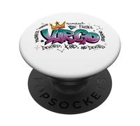 Virgo Crown Cosmic Vibes Energy PopSockets Adhesive PopGrip