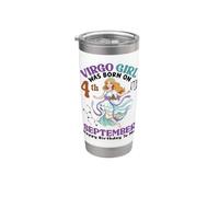 Virgo Girl was Born On 4th September Happy Birthday to Me Stainless Steel Insulated Tumbler