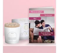 Virgo Horoscope Card and Virgo Candle - Card and Gift Bundle