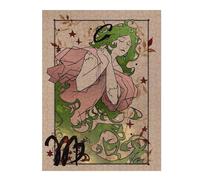 Virgo Personification Detailed Wooden Jigsaw Puzzle for Adults, 500 PCS