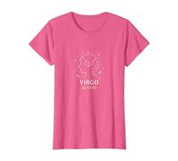 Virgo Season Celestial Zodiac Astrology Stargazer Gift T-Shirt, Women, Pink Heather, S