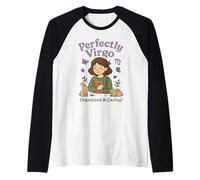 Virgo Sign Of Zodiac Cute For Kids Raglan Baseball Tee