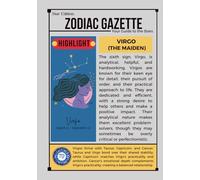Virgo Star Edition Zodiac Gazette: A guided journal for cosmic self-discovery