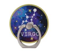 Virgo Star Sign Zodiac Phone Ring Holder Grip Finger 360 Mount Stand Mobile Universal Loop for All Smartphones