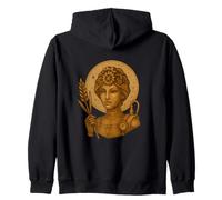 Virgo Steampunk Zodiac Maiden Gear Zip Hoodie