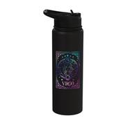 Virgo Tarot Card August September Birthday Astrology Stainless Steel Insulated Water Bottle