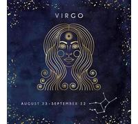 ♍ VIRGO the Virgin August 23 - September 22 Astrological Zodiac Sign Foiled Greeting Card by Kingfisher (Virgo)