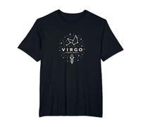 Virgo Vibes Only: Celestial Zodiac Constellation Magic T-Shirt, Men's Big and Tall, Black, 3X Tall