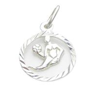 Virgo Virgin maiden sterling silver charm .925 x 1 Small Zodiac charms