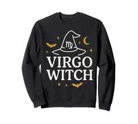 Virgo Witch Aesthetic Zodiac Halloween Star Sign Sweatshirt