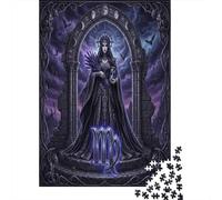 Virgo Zodiac 1000 Piece Jigsaw Puzzle,Premium Cardboard,Stress Relief,Whimsical Challenge Mystical Gothic,Educational Toy,Home Wall Decor,Gift Idea,Adults & Kids 14+ 70x50cm