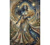 Virgo Zodiac 1000 Piece Wooden Jigsaw Puzzle,Stress Relief,Impossible Challenge,Adults & Kids 14+,Home Wall Decor,Gift Idea,Wood,Educational Toy (75x50cm)