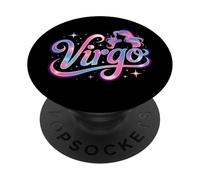 Virgo Zodiac Astrology Starry Cosmic Maiden PopSockets Adhesive PopGrip