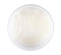 Virgo Zodiac Candle with Sandalwood & Patchouli Fragrance, Clear Quartz Crystal Chips - Spiritual Gift for Mental Clarity