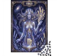 Virgo Zodiac Celestial Puzzle 1000 Pieces, Gift for Puzzle Fans