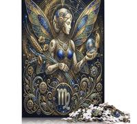 Virgo Zodiac Constellation Wooden Puzzle 300 Pieces, Wall Decor Gift