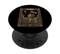 Virgo Zodiac Horoscope Tarot Card Style PopSockets Adhesive PopGrip