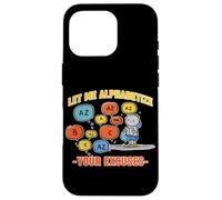 Virgo Zodiac Let Me Alphabetize Your Excuses Case for iPhone 16 Pro