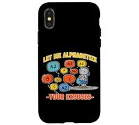 Virgo Zodiac Let Me Alphabetize Your Excuses Case for iPhone X/XS