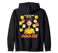 Virgo Zodiac Let Me Fix That For You Again Zip Hoodie