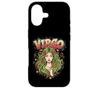 Virgo Zodiac Maiden Graffiti Cosmic Earth Goddess Flow Retro Case for iPhone 17